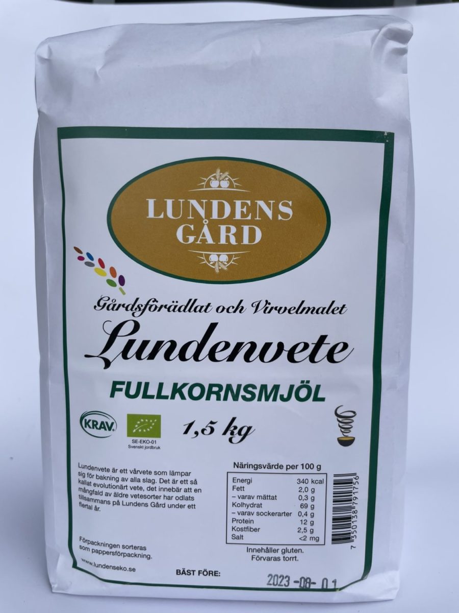 Lundens Gård - Lundenvete fullkornsmjöl 1,5kg