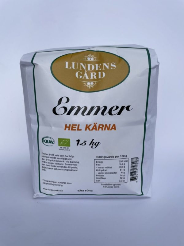 Lundens Gård - Emmer helkärna 1,5kg