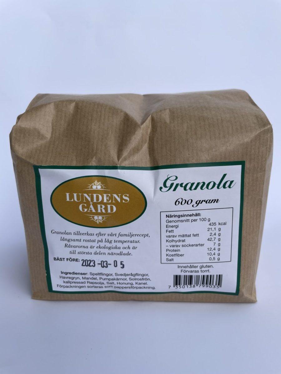 Lundens Gård - Granola 600g